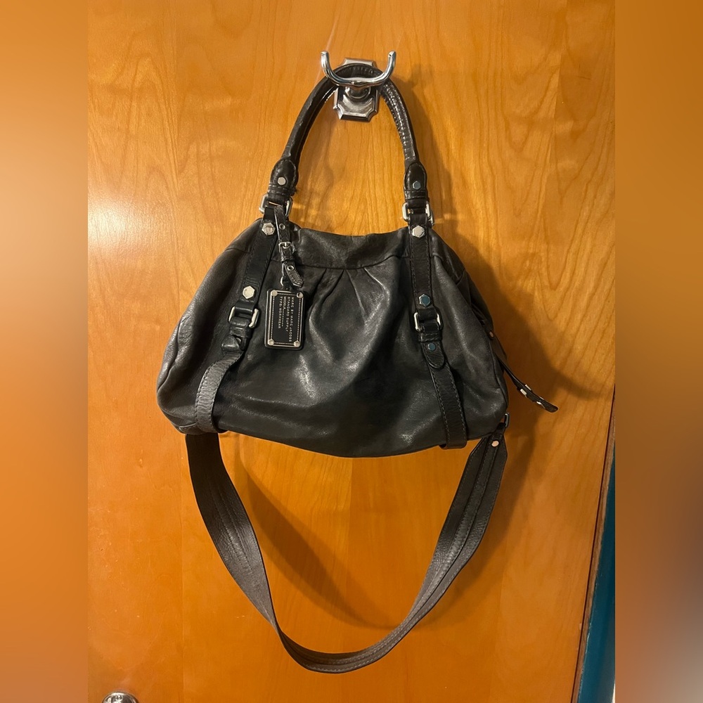 Marc by Marc Jacobs Black Leather Top Handle Bag